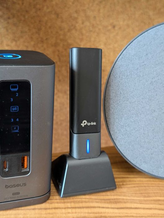 USB Wi-Fi 6E Адаптер TP-Link Archer AXE5400 (Трибандов) | Като нов