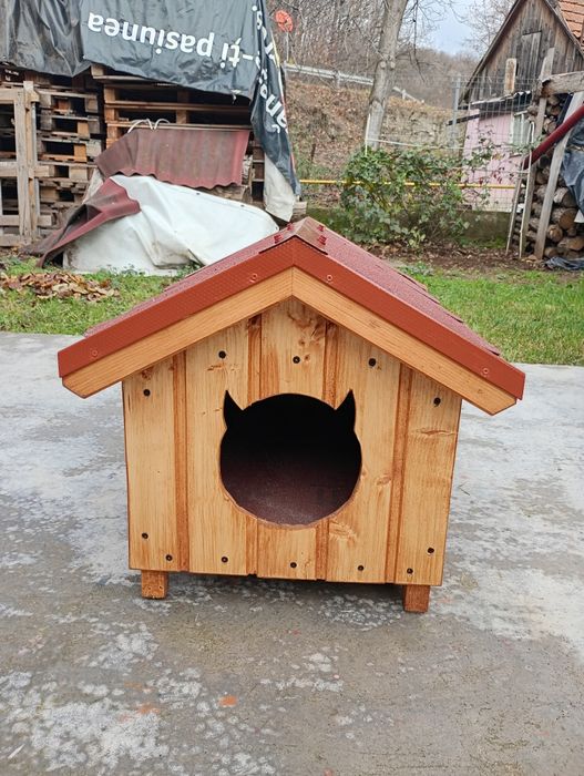 Cușcă căsuța pisică