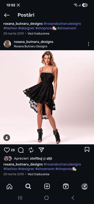 Rochie atelier Roxana Butnaru Design