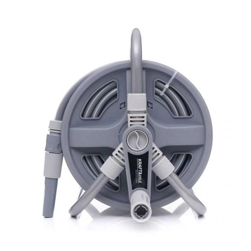Стойка макара с градински маркуч 20м+2м  1/2″
