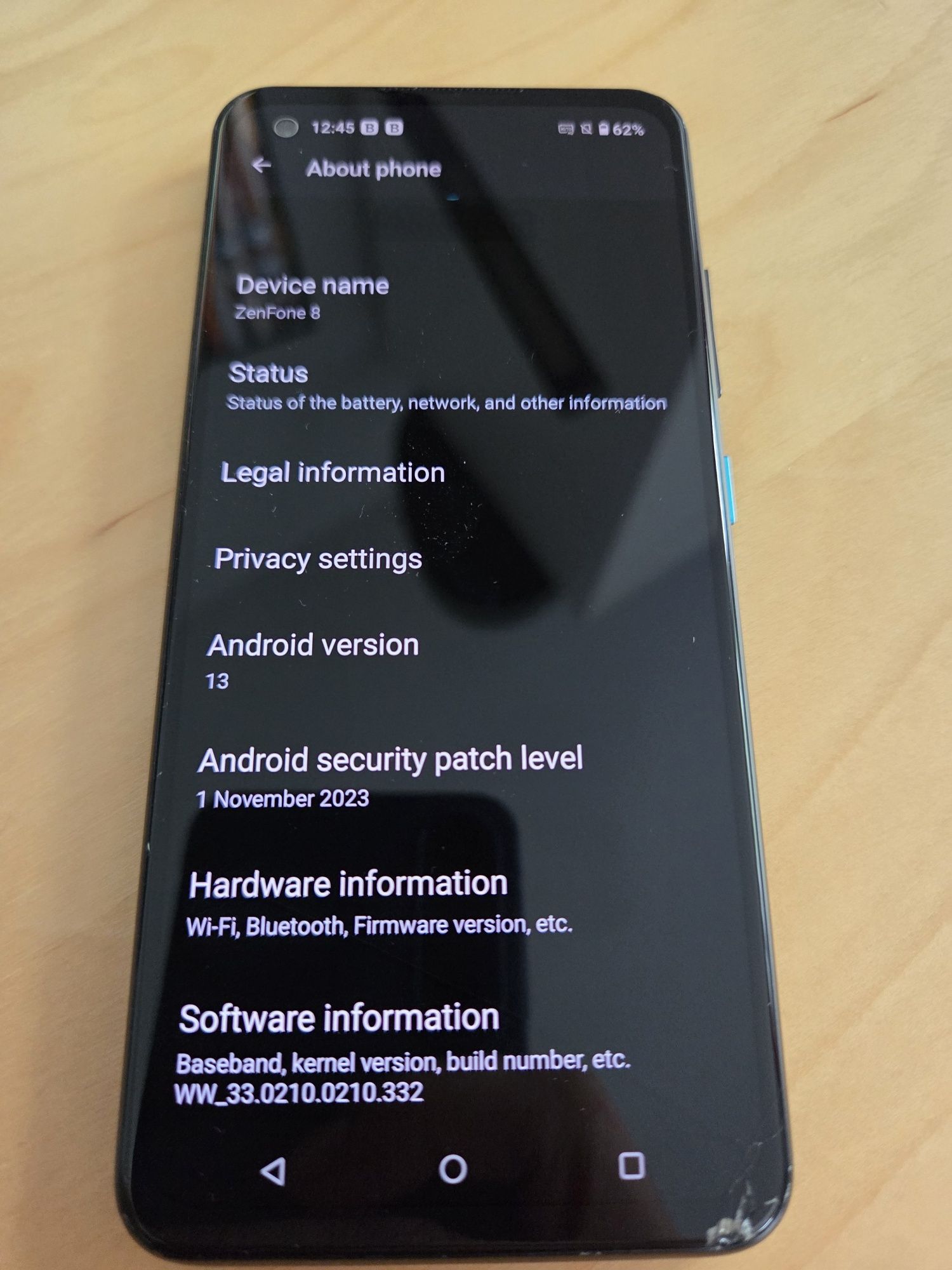 Vand Asus Zenfone 8 8/256gb 5.9"