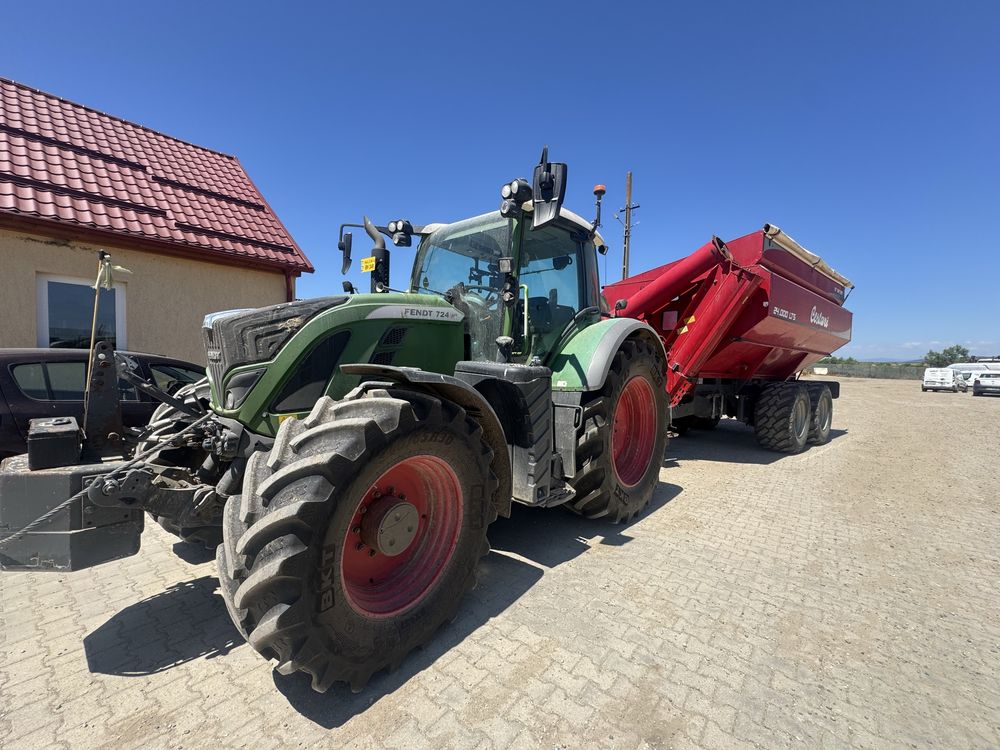 Tractor Fendt 724, 240 cp, 8500 ore, istoric complet