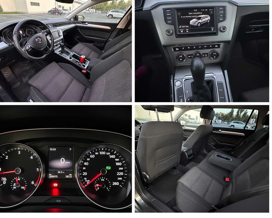 VW Passat B8 2.0 TDI DSG R-Line | 150 CP | dotări premium | 2016