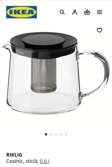 Ceainic Ikea  0,6L