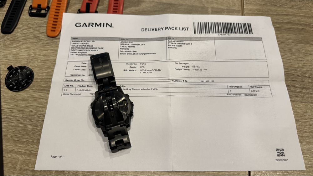 Garmin Epix Gen 2 Titanium Black Sapphire Amoled