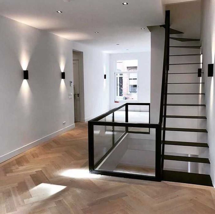 Стеклянные перила loft