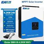 Invertor Solar Hibrid off grid EASUN 4.2KW sinus pur 24V cu regulator