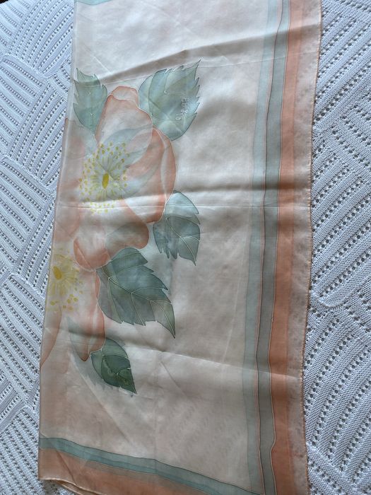 Дамски  шал естествена коприна