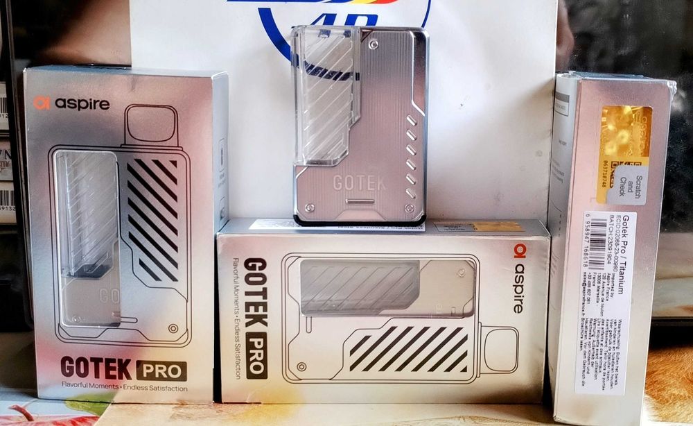 Țigară electronica Aspire Gotek Pro 1500mah Nou (3buc)