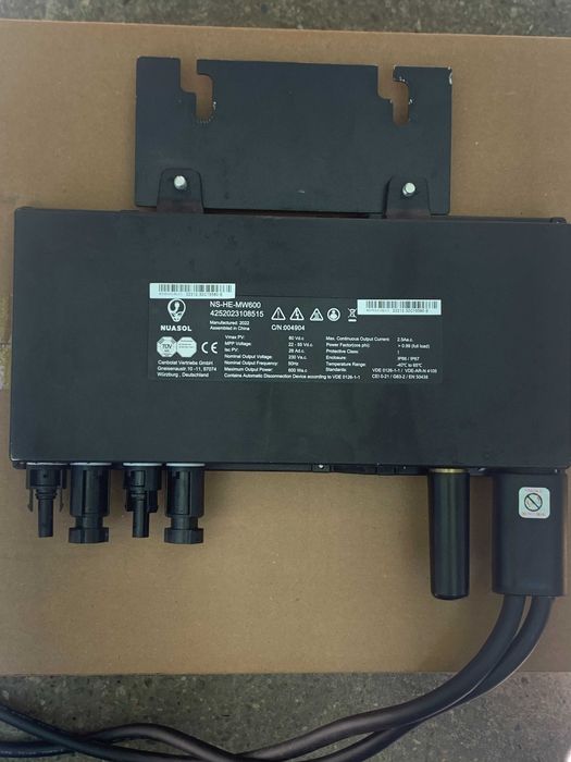 Vand Invertor on grind NuaSol MPPT Solar Converter 600w,
