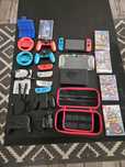 Nintendo switch cu accesorii și jocuri
