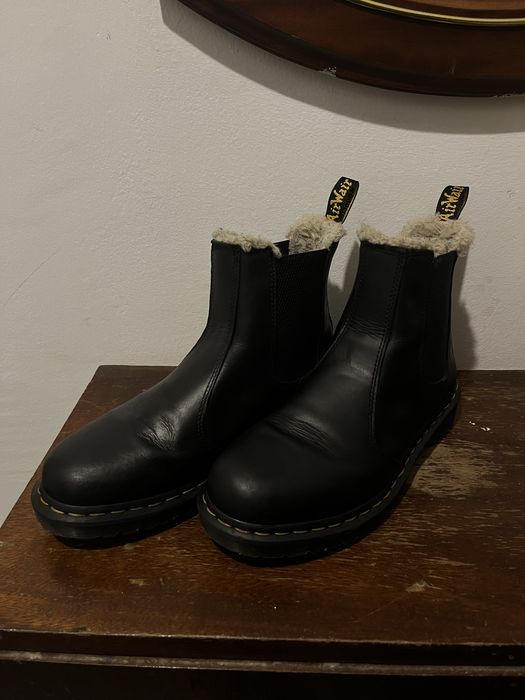 Dr. Martens 2976 Leonore Faux Fur Chelsea Boots Мъжки Боти