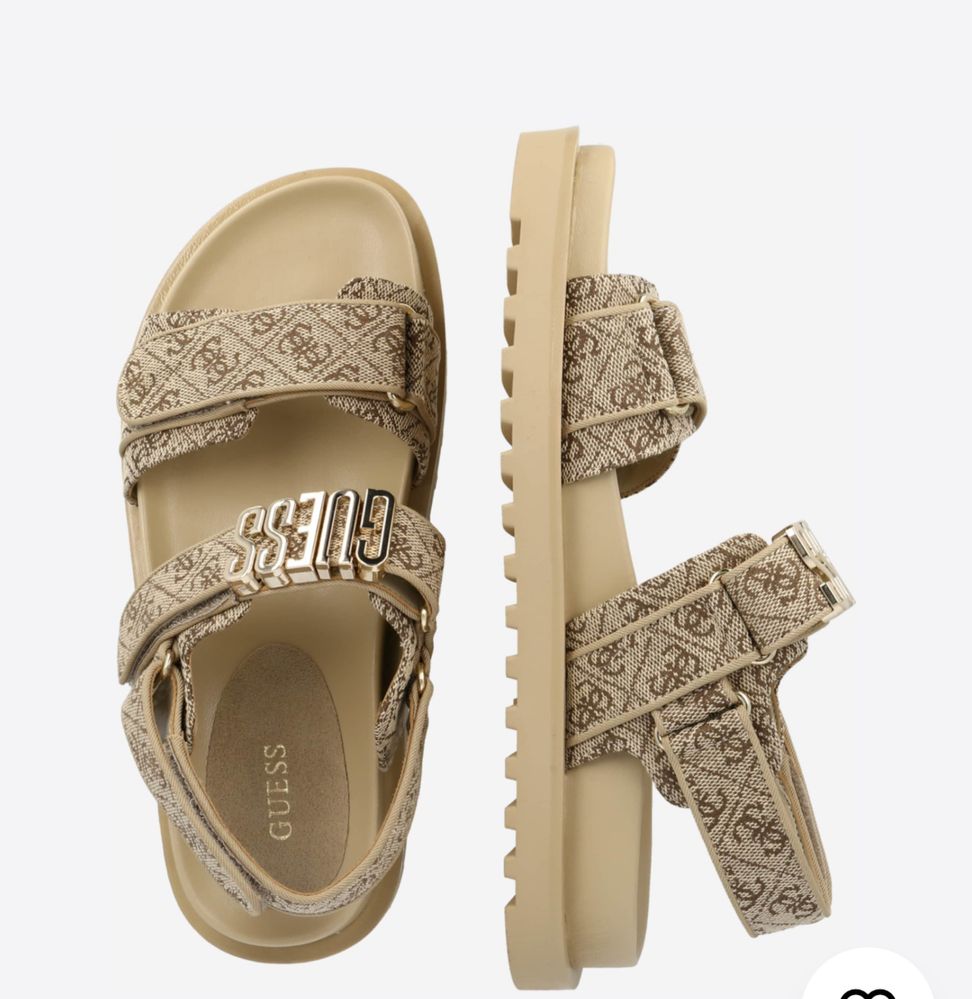 Сандали Guess с метална емблема