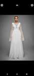 Rochie mireasa din tulle si broderie