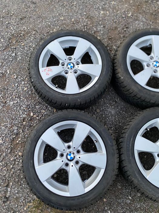 Jante aliaj 5x120 bmw seria 3 seria 5 cu anvelope iarna 225 50 17