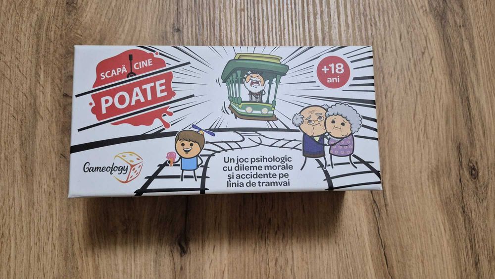 Joc de societate boardgame Scapă Cine Poate, nou, sigilat