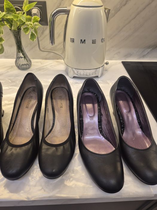 Кожаные туфли фирменные бу