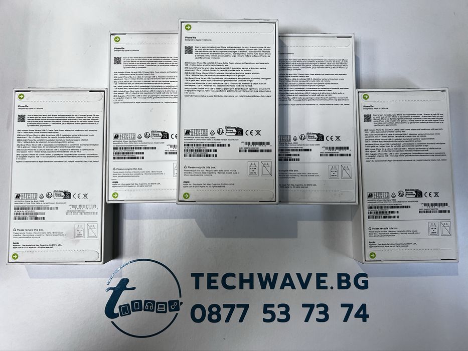 Apple iPhone 16e 128GB Black/White