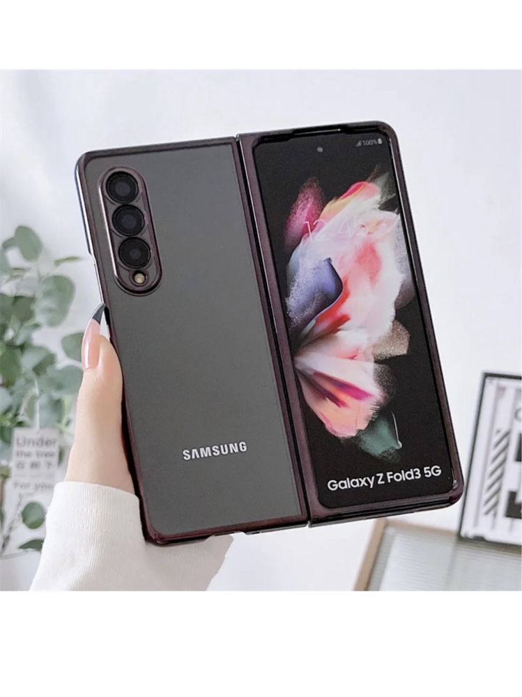 Samsung Z FOLD FLIP 3 4 5 6 Husa Slim Plastic Transparenta Insertie