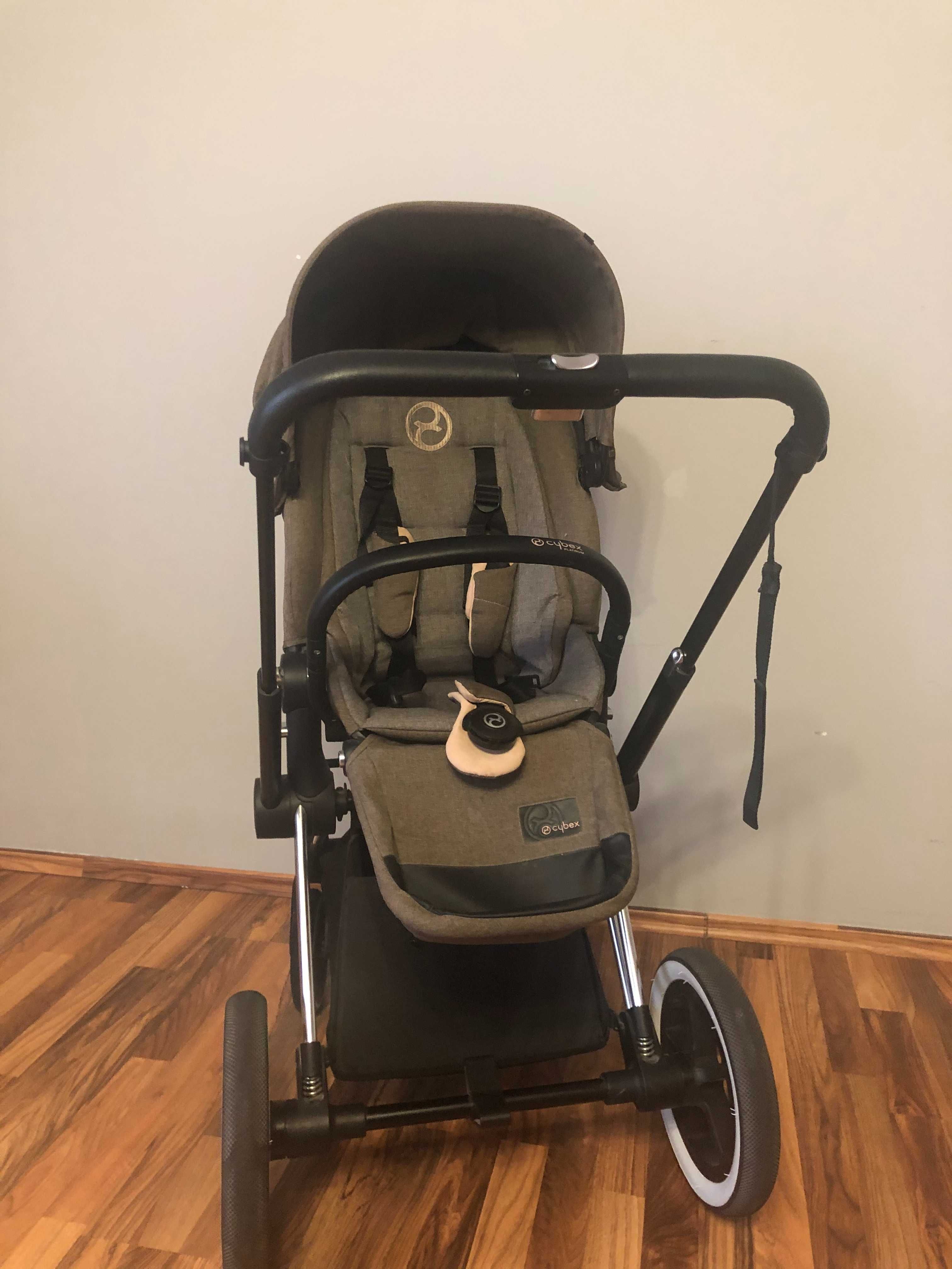 Коляска Cybex Priam с рамой All terrain Chrome