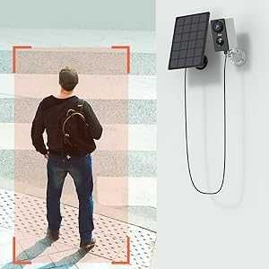 Elemage ZS- GQ3 2K камера акумулаторна със соларен панел.