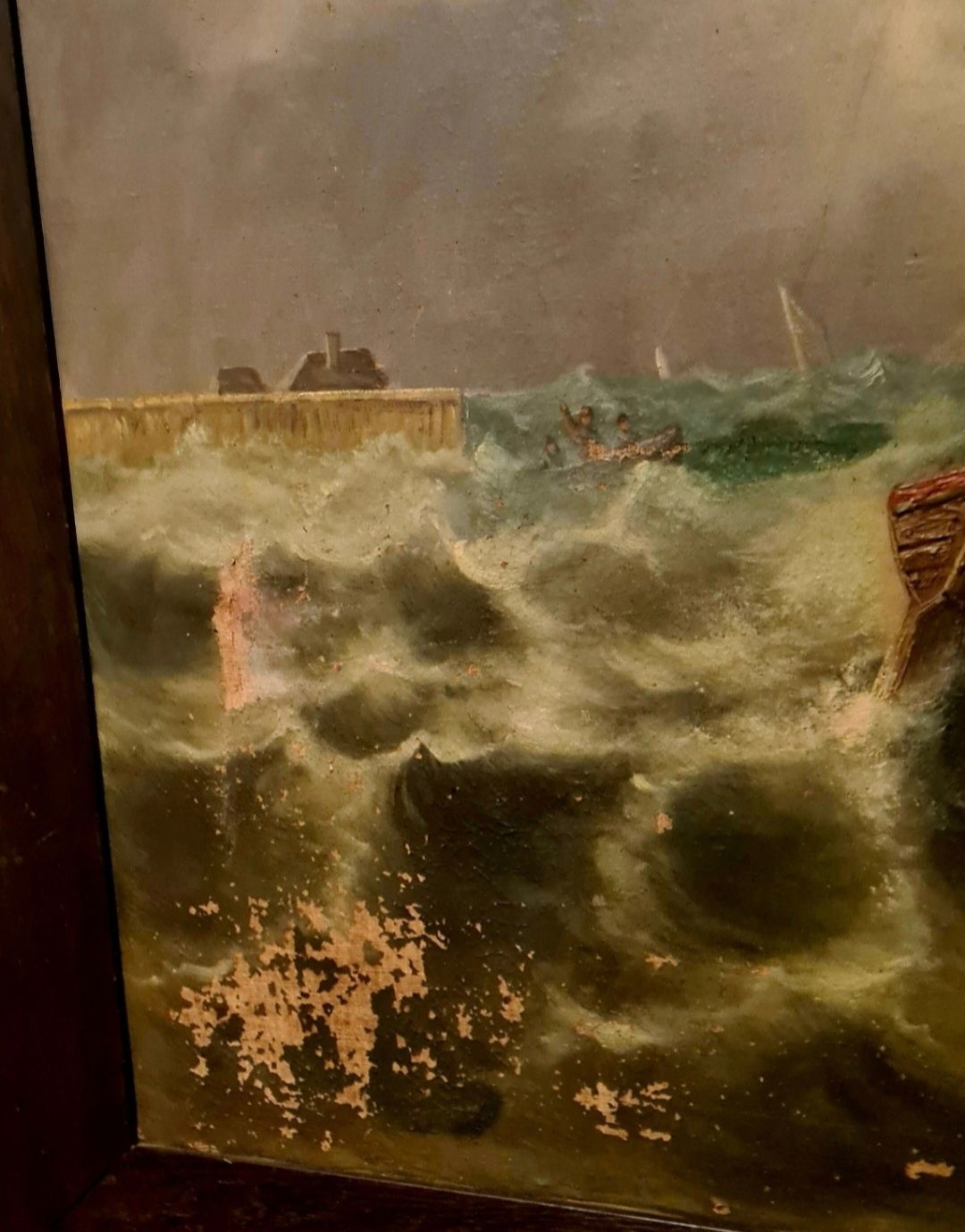 Картина,  морски пейзаж 1860г.