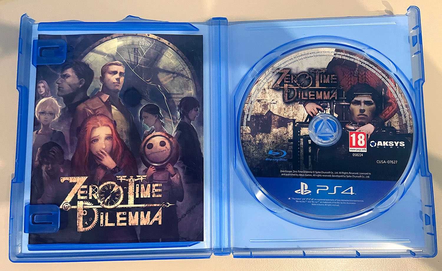 Zero Time Dilemma PS4