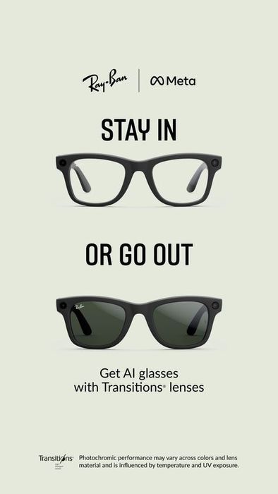 Ray Ban Meta Transition 53S | Хамелеон | 53 Размер