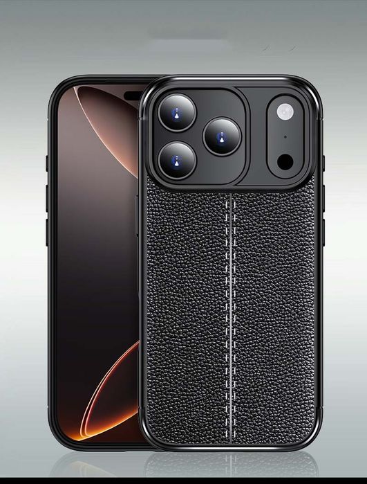 Apple iPhone 17 / 17 Air / 17 Pro / 17 Pro Max /Лукс кейс кожена шарка