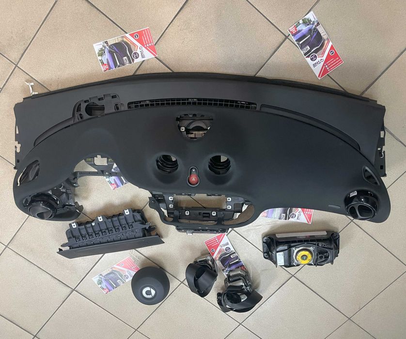 Smart w453 electric - kit airbag volan pasager genunchi - plansa bord