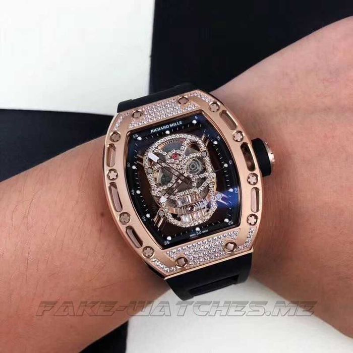 Мъжки часовник Richard Mille skull skeleton