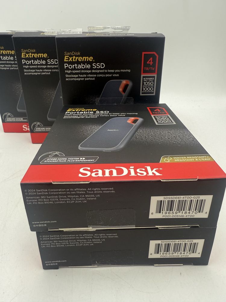 SSD Extern Sandisk Extreme Portable 4TB Sigilat S