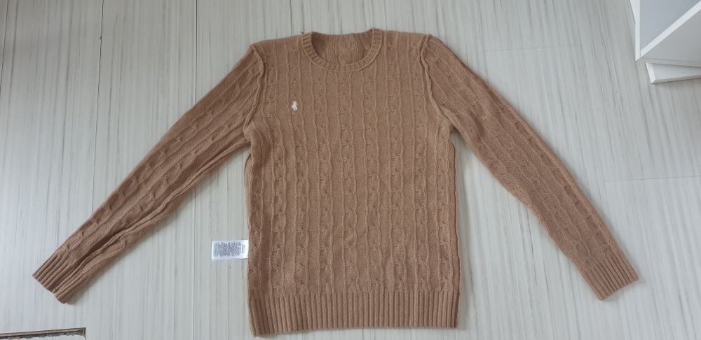 POLO Ralph Lauren Cable Wool / Cashmere Knit / S  ОРИГИНАЛ Дамски Пуло
