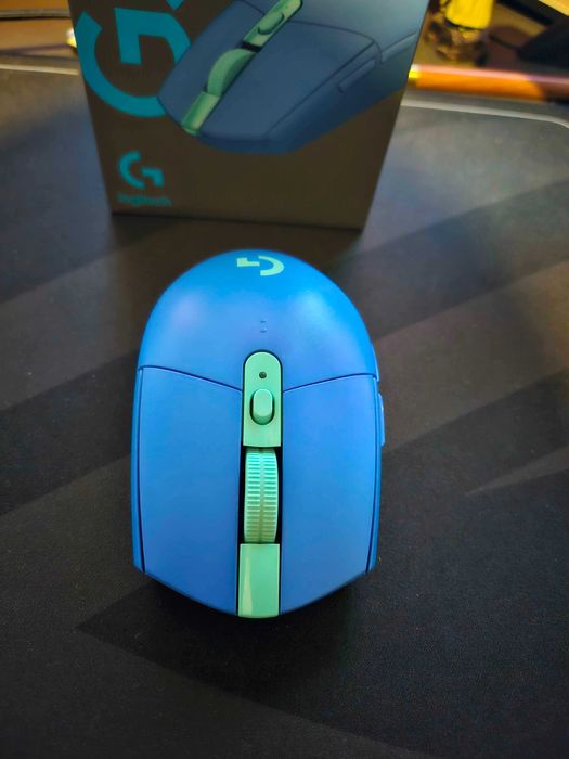 Безжична мишка, Logitech G305 Lightspeed Wireless, синя