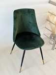 Scaun elegant, verde inchis, catifelat. Ca NOU!