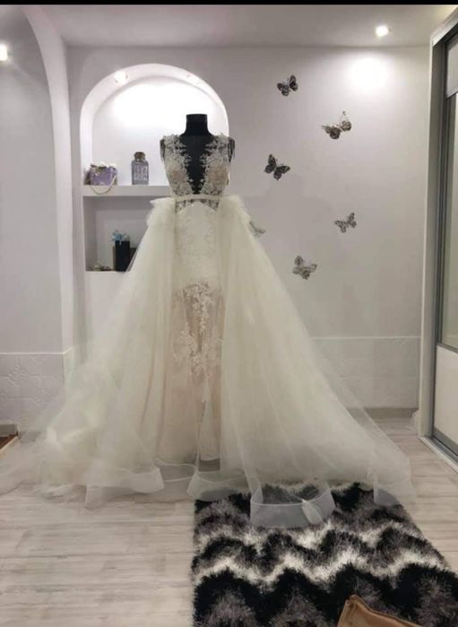 Rochie mireasa  Maya Fashion si 2 voaluri cadou !