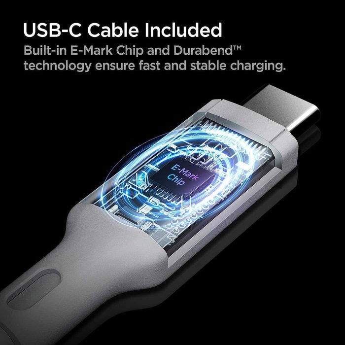 Incarcator SAMSUNG Spigen ArcStation Pro GaN, 45W, Cablu USB-C inclus