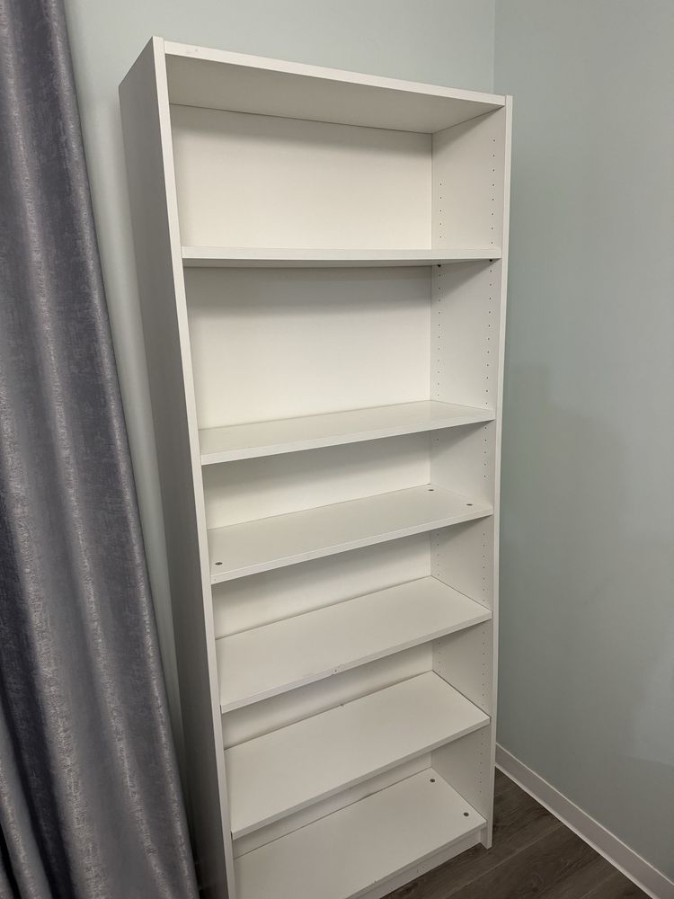 Bibliotecă, alb, 80x28x202 cm