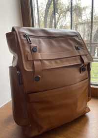 Bikkembergs стильный кожаный рюкзак