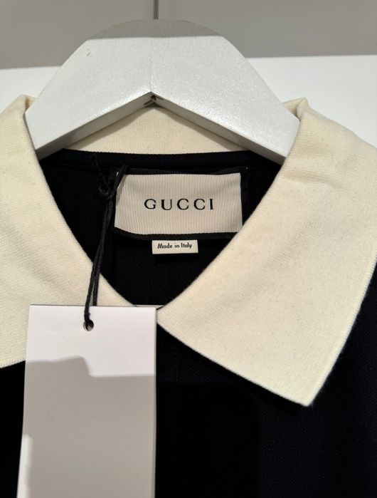 Tricou original Gucci polo nou cu eticheta
