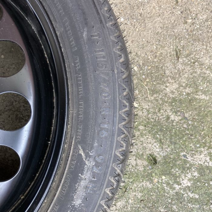 Roata rezerva slim 5x110 R16  Gama Opel,Alfa Romeo