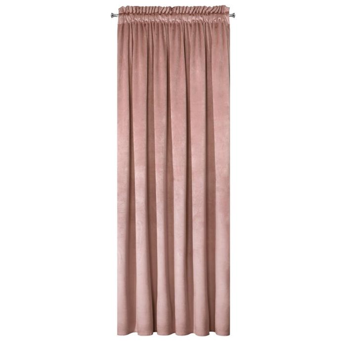 3 Завеси Eurofirany Melanie, тъмно розово, 140x270 см