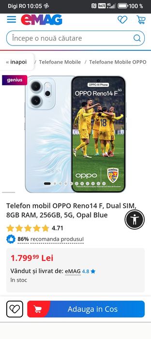 Oppo reno 14f sigilat