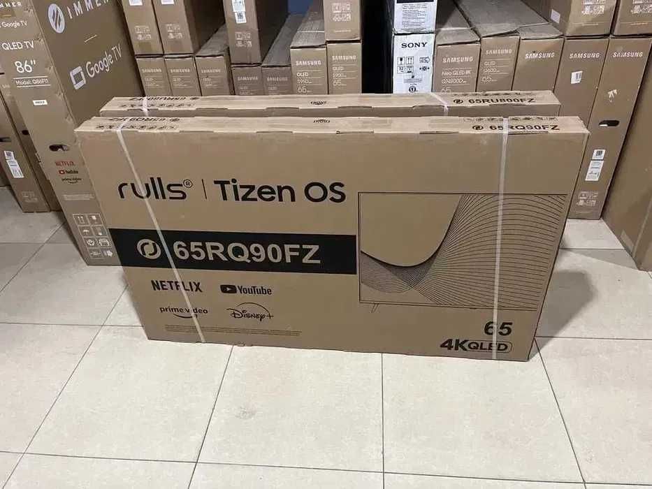 "Rulls 65" QLED TV Ultra HD 4k со склада доставка по всему городу есть