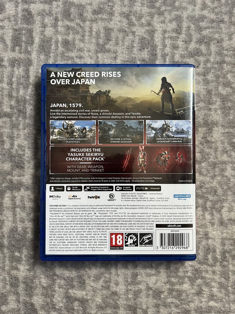 Assassins Creed Shadows за PS5
