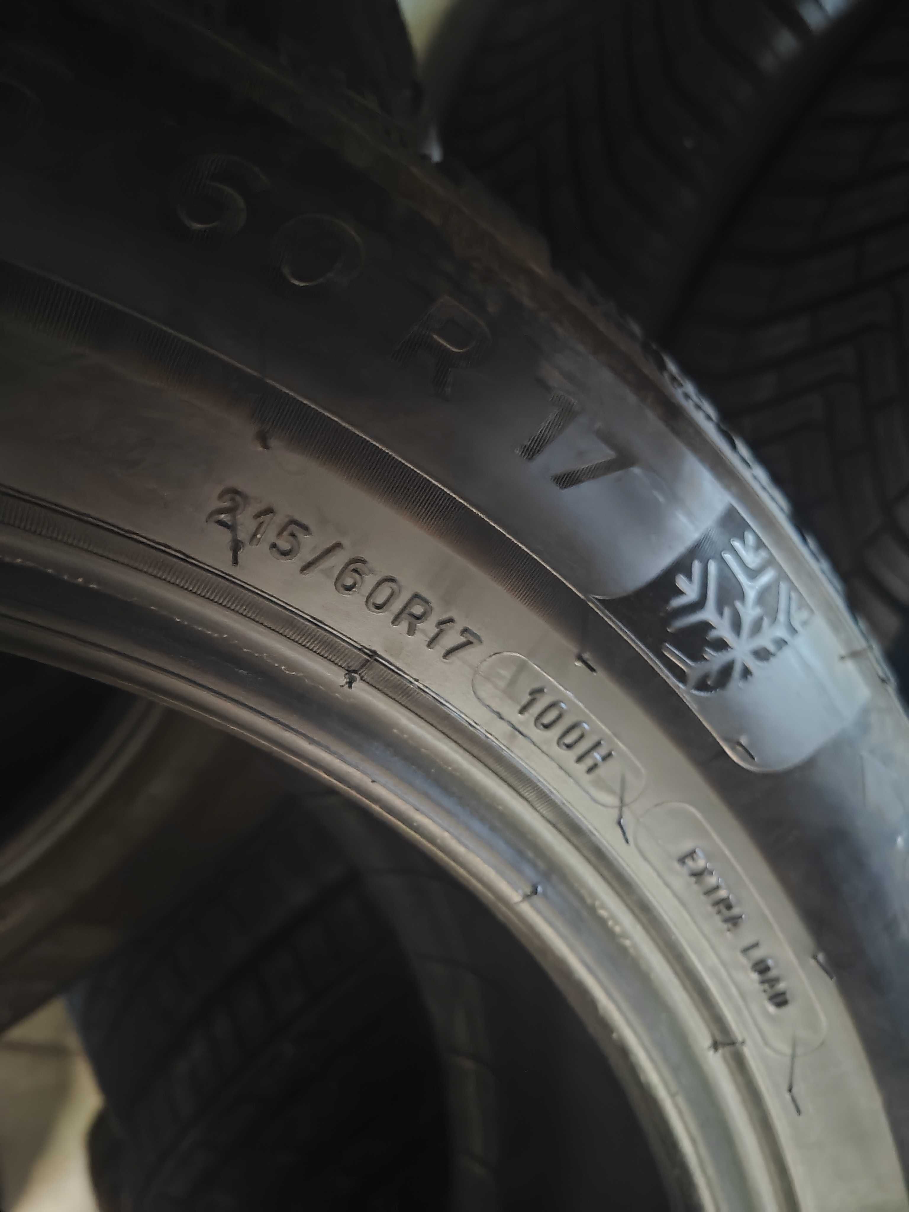 2бр.зимни гуми 215/60/17 Michelin