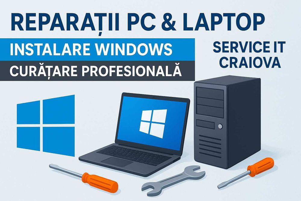 Reparații PC Laptop & Console | Instalare Windows, Curățare Mentenanta