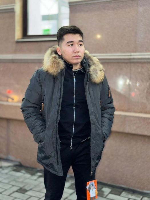 Зимняя мужкая куртка хаки новая 48-50размеры