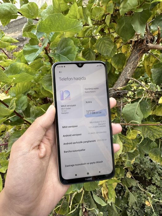 Redmi note8 sotiladi ideal arzon narxda srochni
