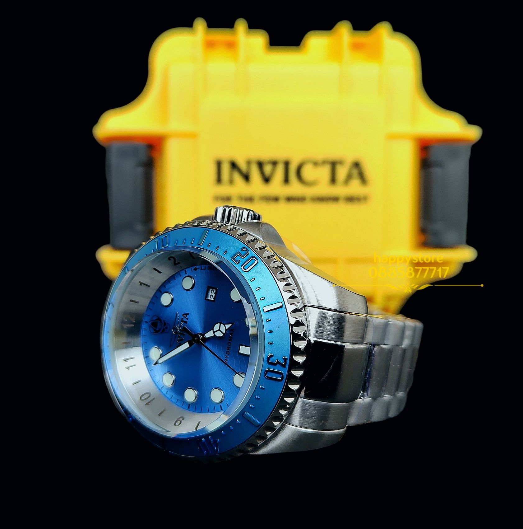 часовник INVICTA Hydromax Blue 52 mm, Инвикта нов